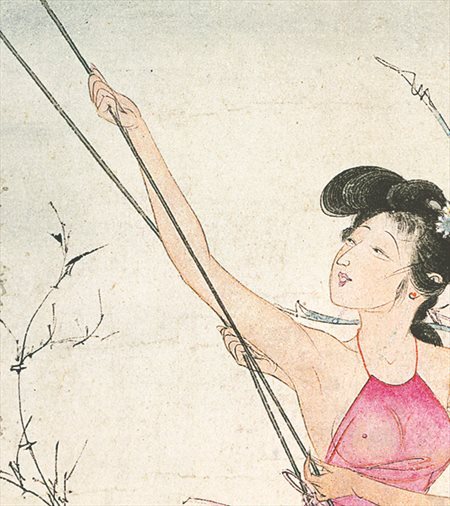 牡丹江-胡也佛的仕女画和最知名的金瓶梅秘戏图